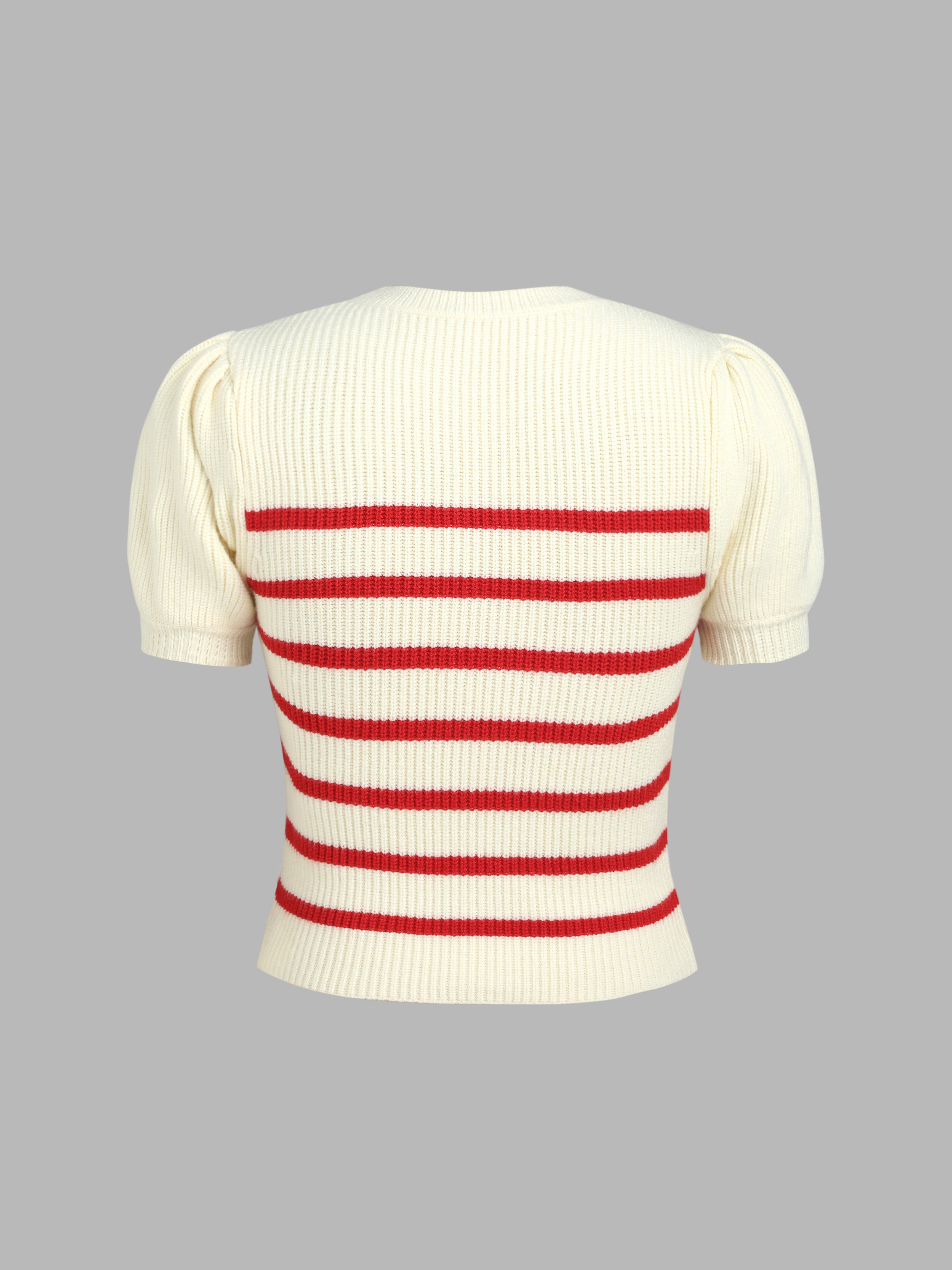 【2plan】Nora Stripe Henley Neck Short Sleeve Knit 1682513510000-3AEfCR.jpg
