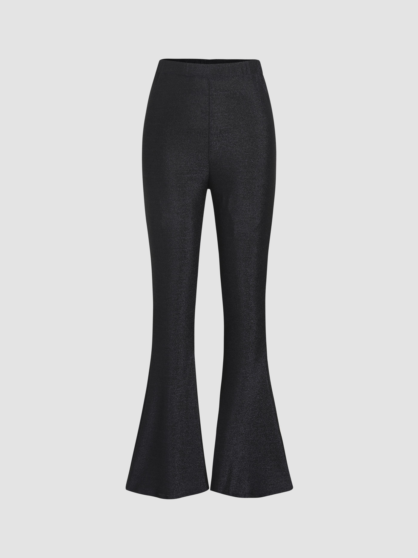 Glitter High Waist Flared Pants