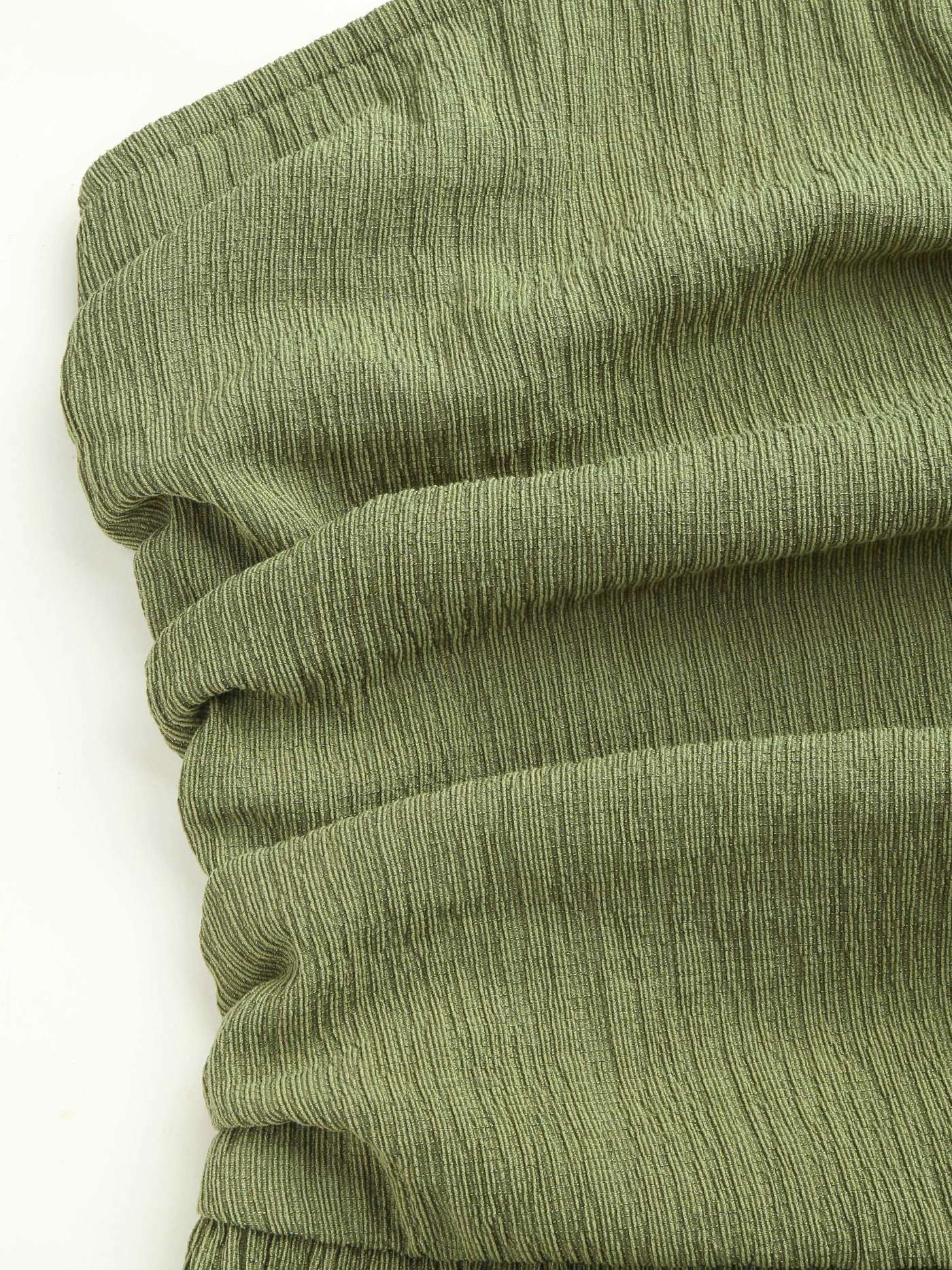 Texture Ruched Tube Wide Leg Jumpsuit