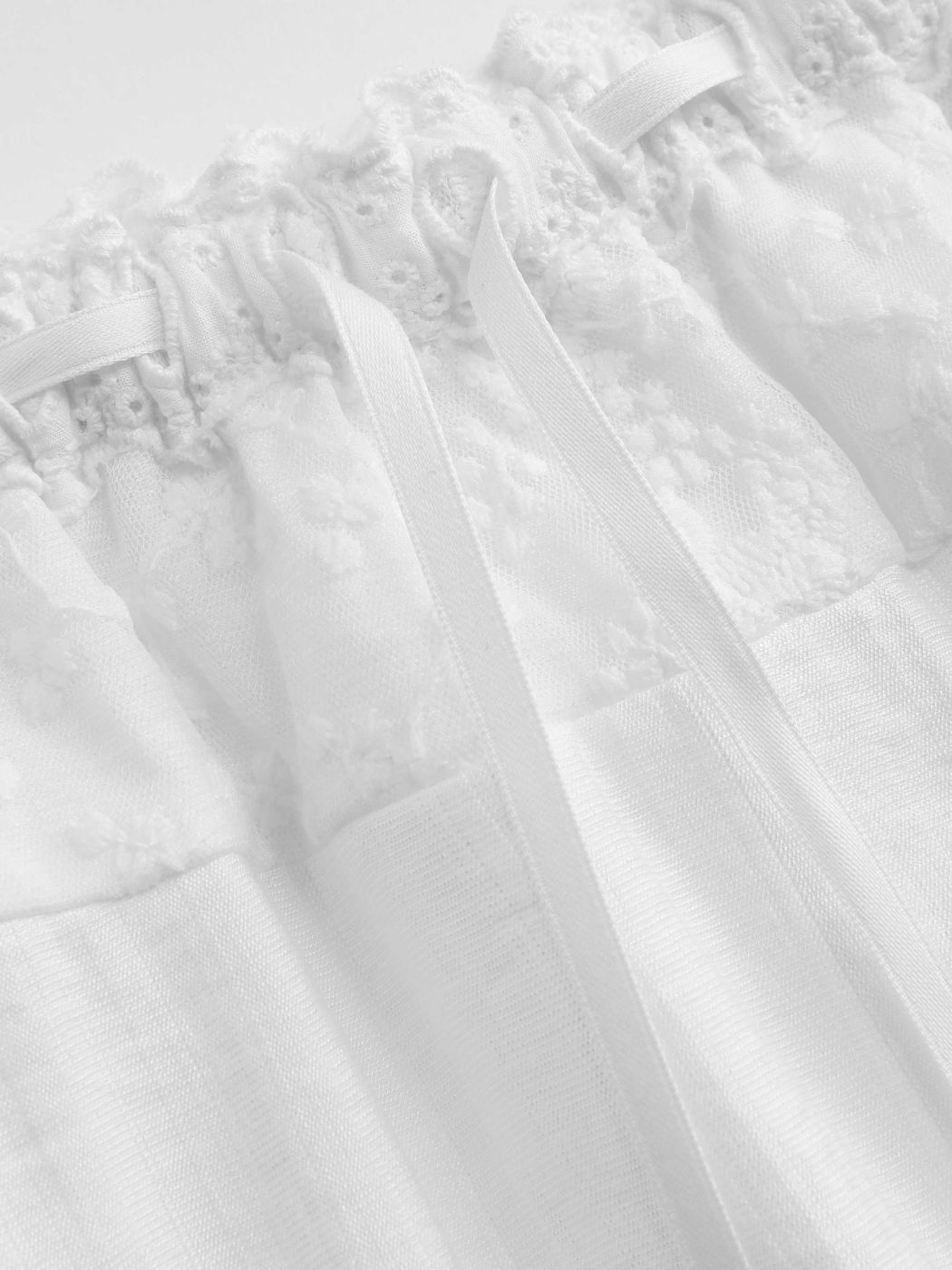 Lace Hem Ruffle Knotted Maxi Skirt For Daily Casual Vacation