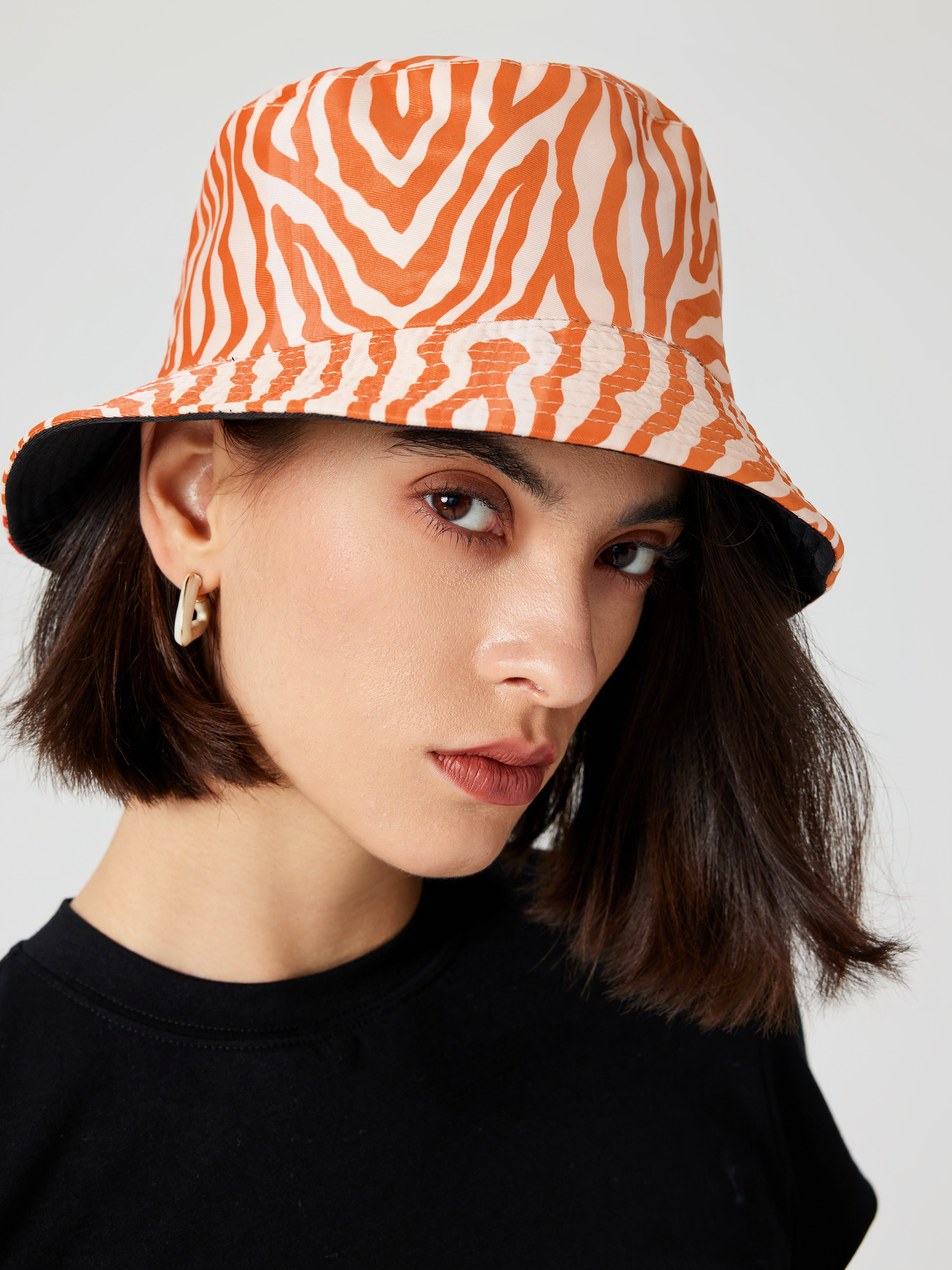 Zebra print cheap bucket hat