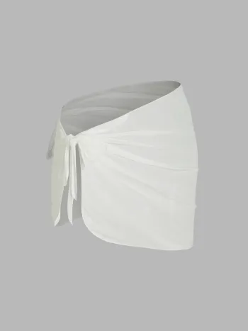  Mesh Solid Sarong