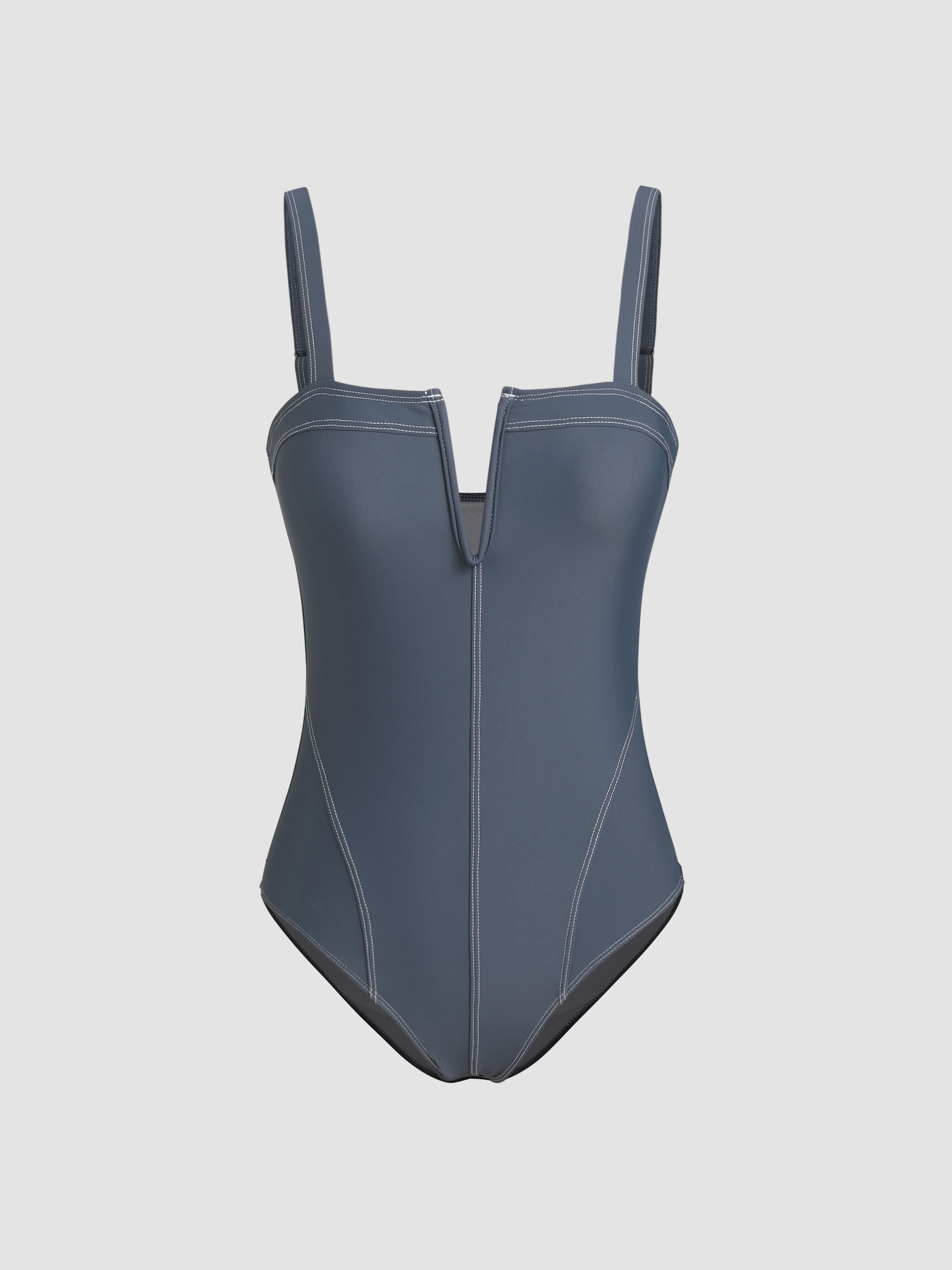 thumbnail image 2 of V VOCNI Maternity One Piece Swimsuit - Cutout Tie Back, Ruffle Sleeves, Push Up 2 of 13