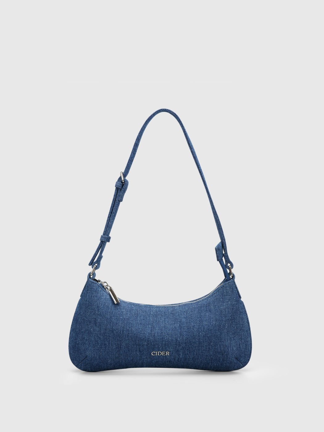 Solid Umhängetasche aus Denim