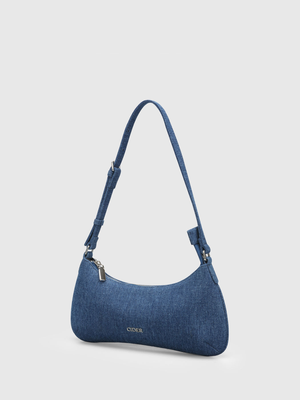 Solid Umhängetasche aus Denim