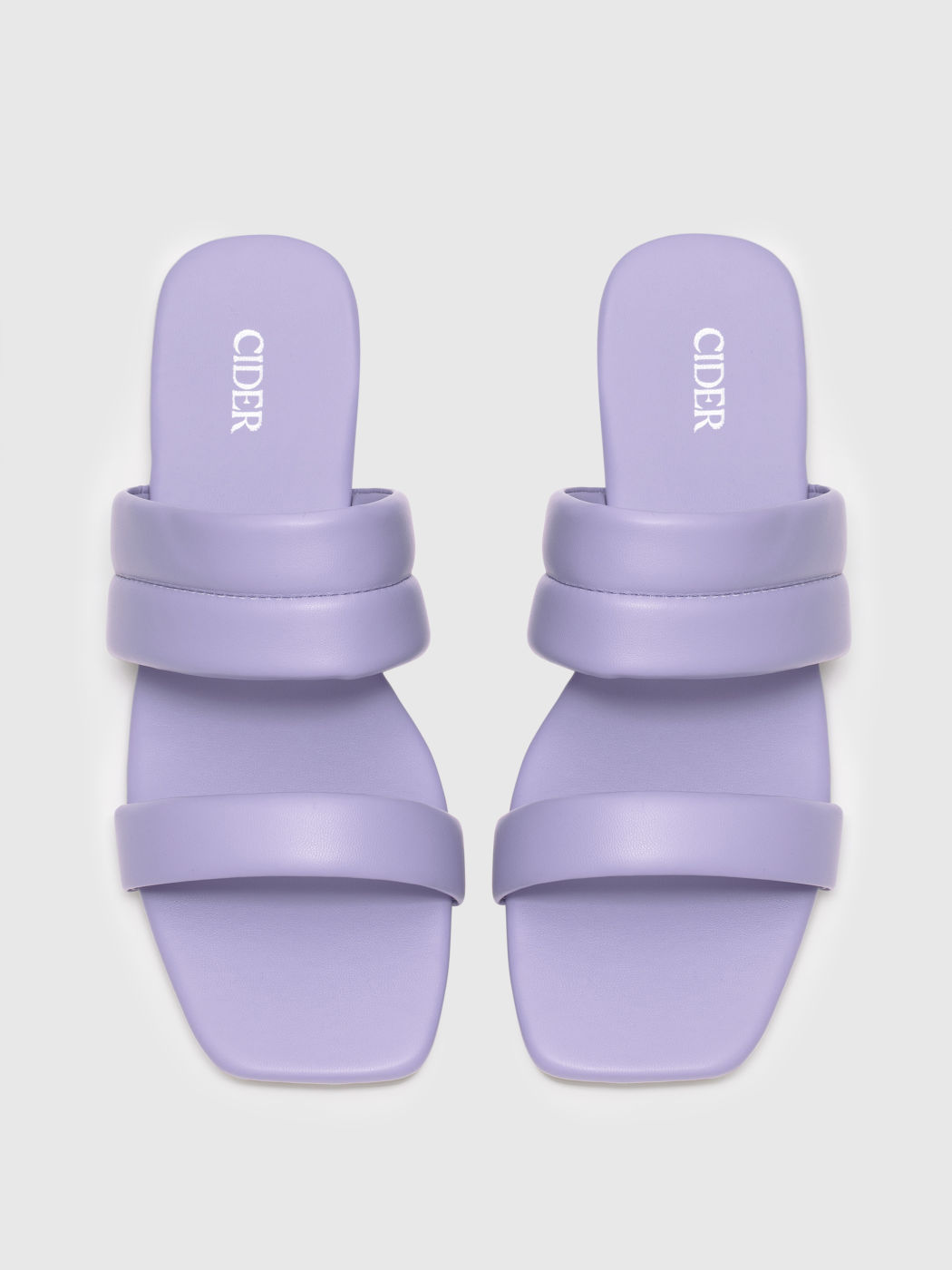 Double Strap Flat Slippers