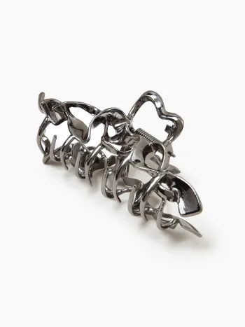 Irregular Metalic Hollow Hair Claw 