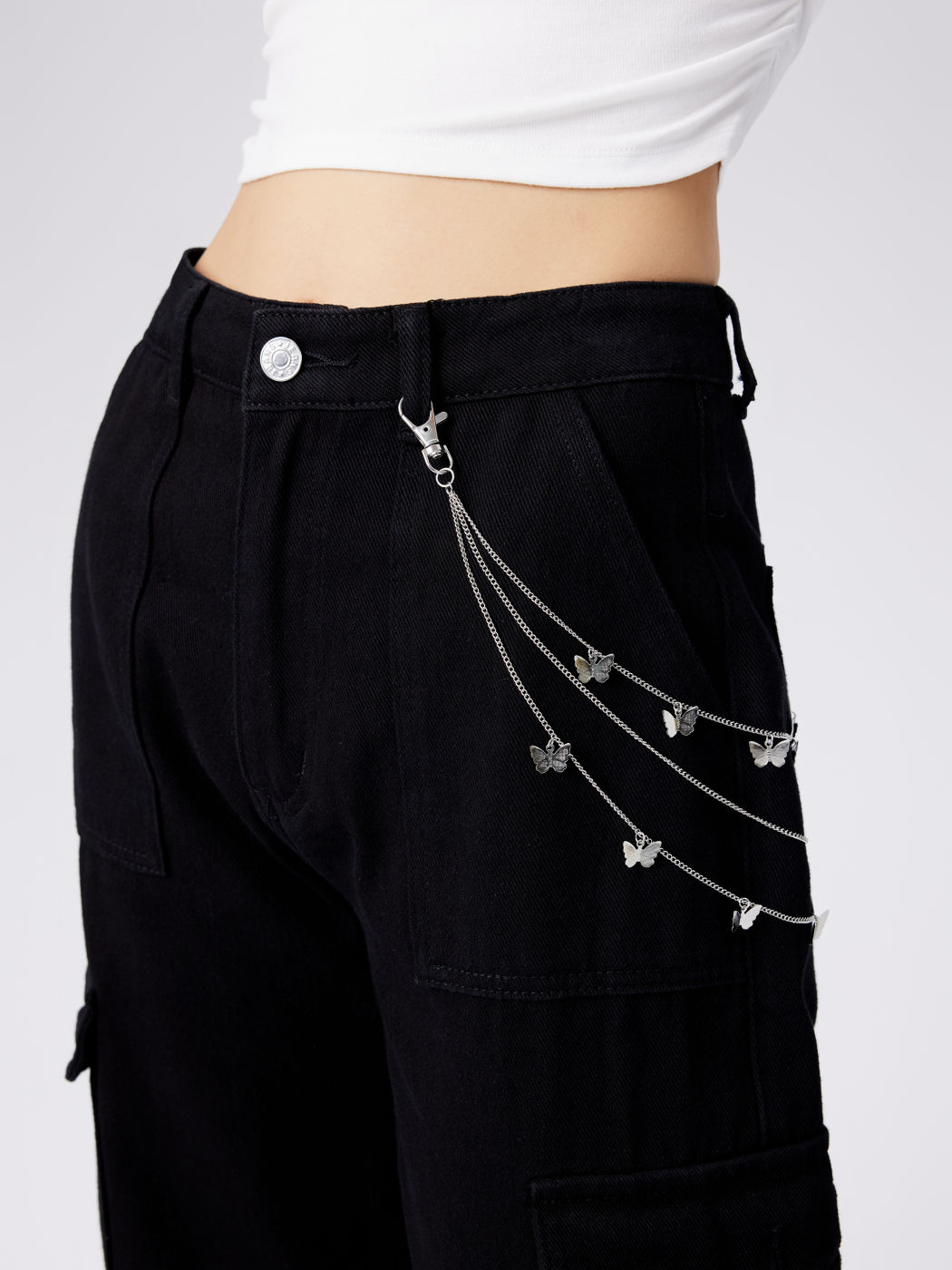 Butterfly Decor Pant Chain