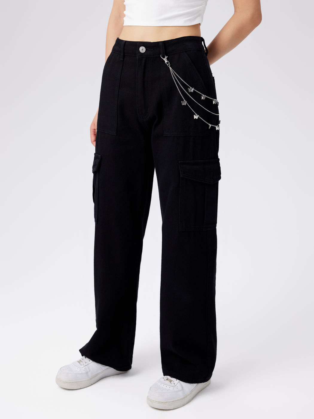 Butterfly Decor Pant Chain