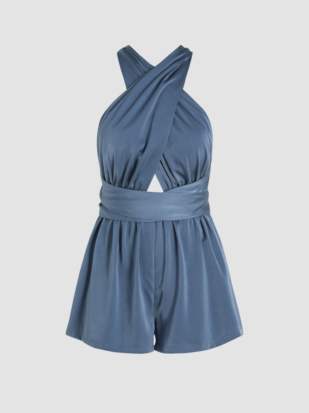 Raina  Crisscross Wide Strap Active Romper main image 1