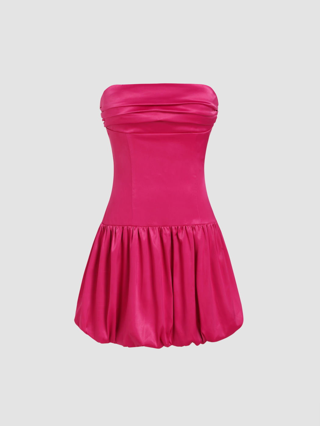 Gerafftes Korsett-Minikleid