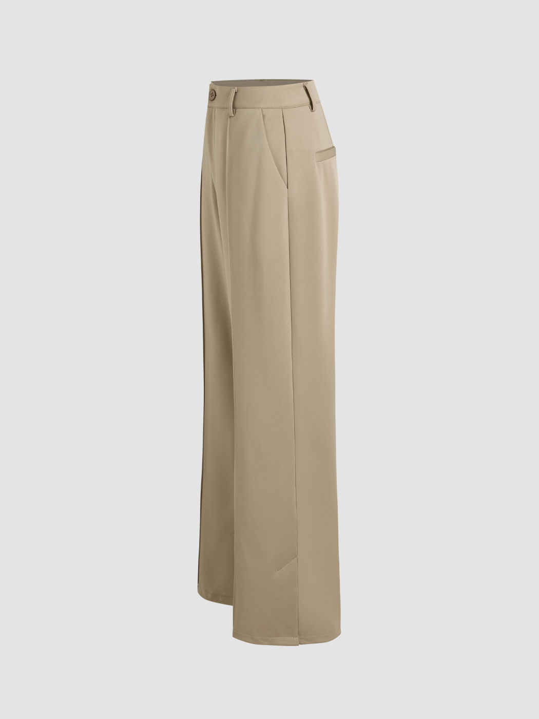 Split Straight Leg Trousers