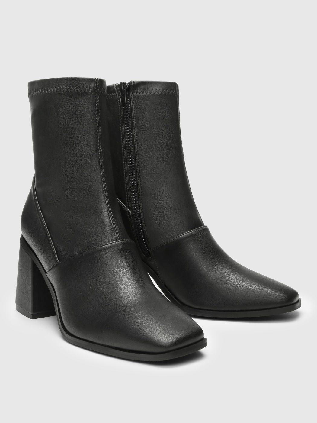 Classic Chunky Heeled Ankle Boots