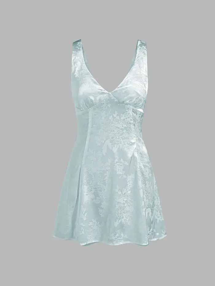 Eras Tour Outfit Taylor Outfit Music Festival Concert Outfits Homecoming Dress Hoco Dresses Sequin Dress Sequin Dress Glitter Dress Sequins Sequins U-neckline Criss Cross Mini Dress For Music Festival/Live House Party/Clubbing
