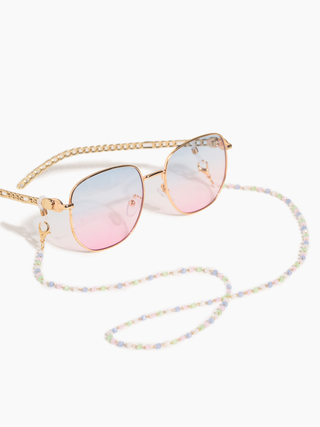 Crystal Bead Decor Glasses Chain