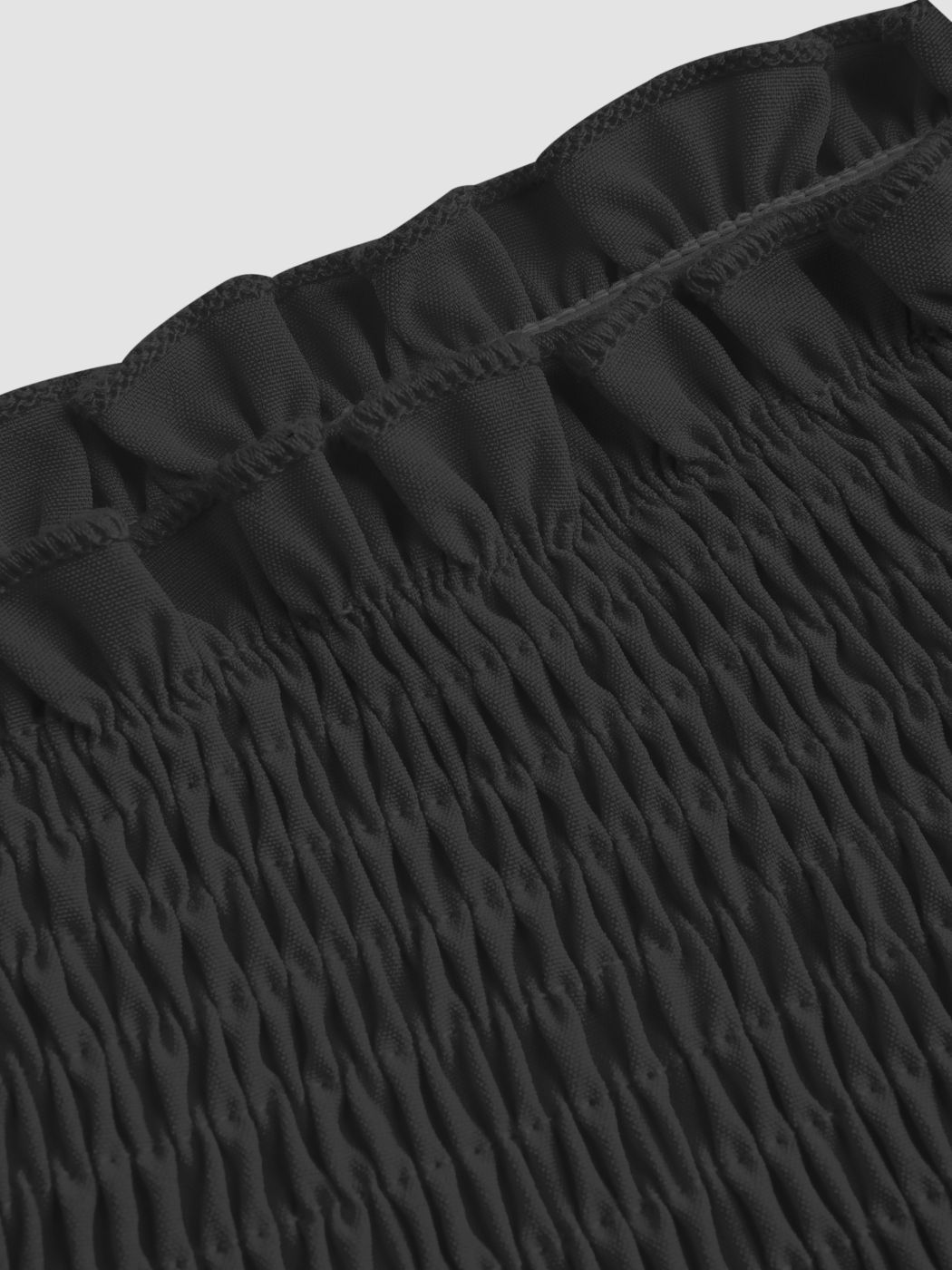 Shirred Ruffle Tiered Skort