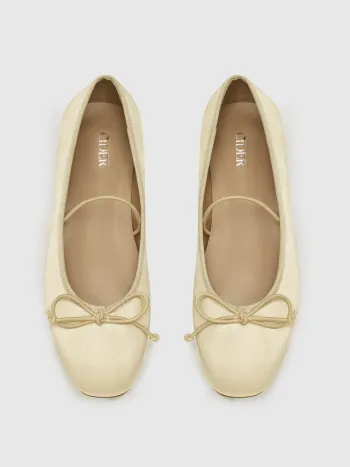 Ballerine Mary Jane con fiocco a banda unica