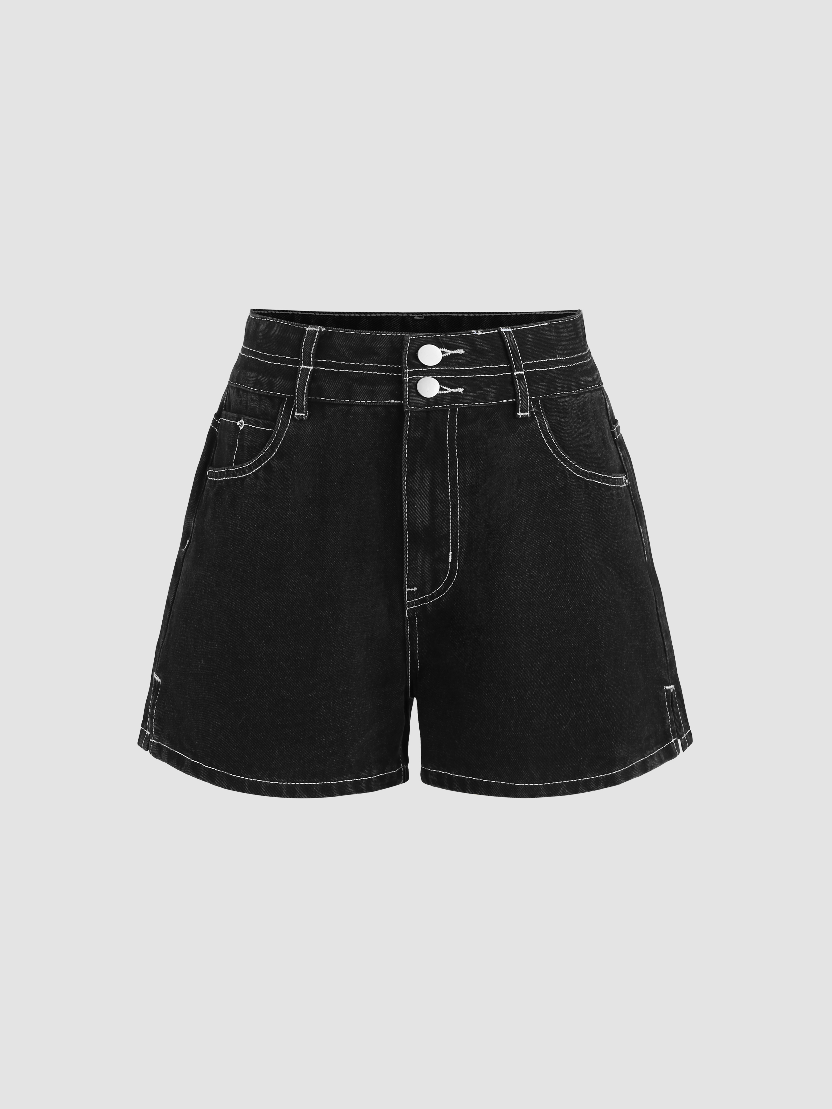 【BAON】Coan Stitch Bijo Denim Short Pants BAON】Coan Stitch Bijo Denim Short Pants Bica Cheia Shorts