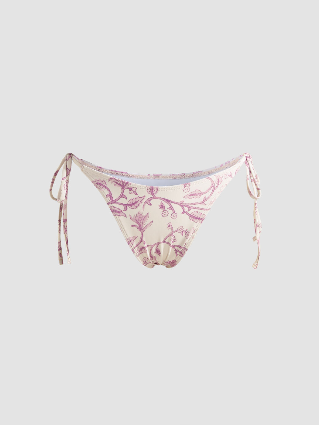 Floral Tie Side Bikini Bottom