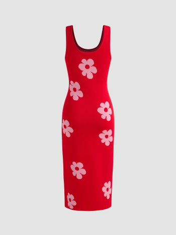 KNOTTED MIDI DRESS main image 1