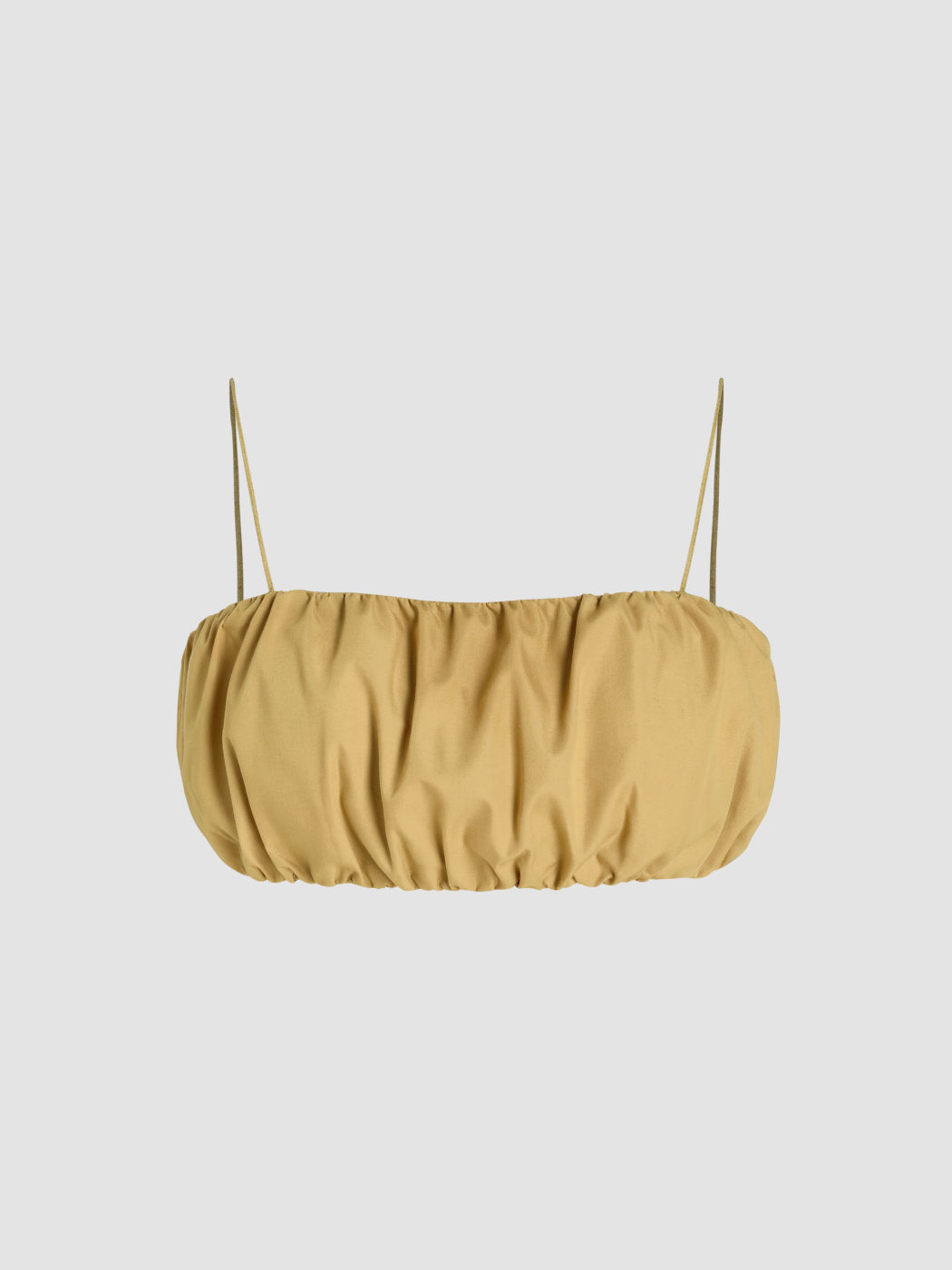  Top Cami Crop con Botones Fruncidos