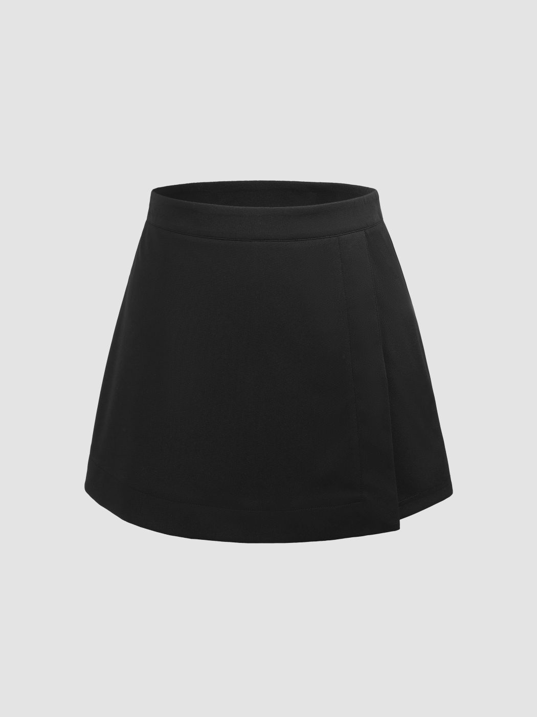 Wrap Zipper Mini Skort