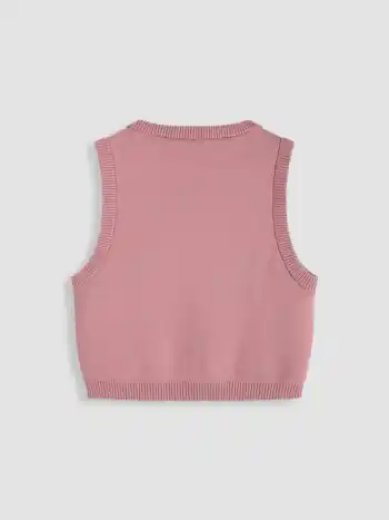 Häschen Strick Crop Tank Top