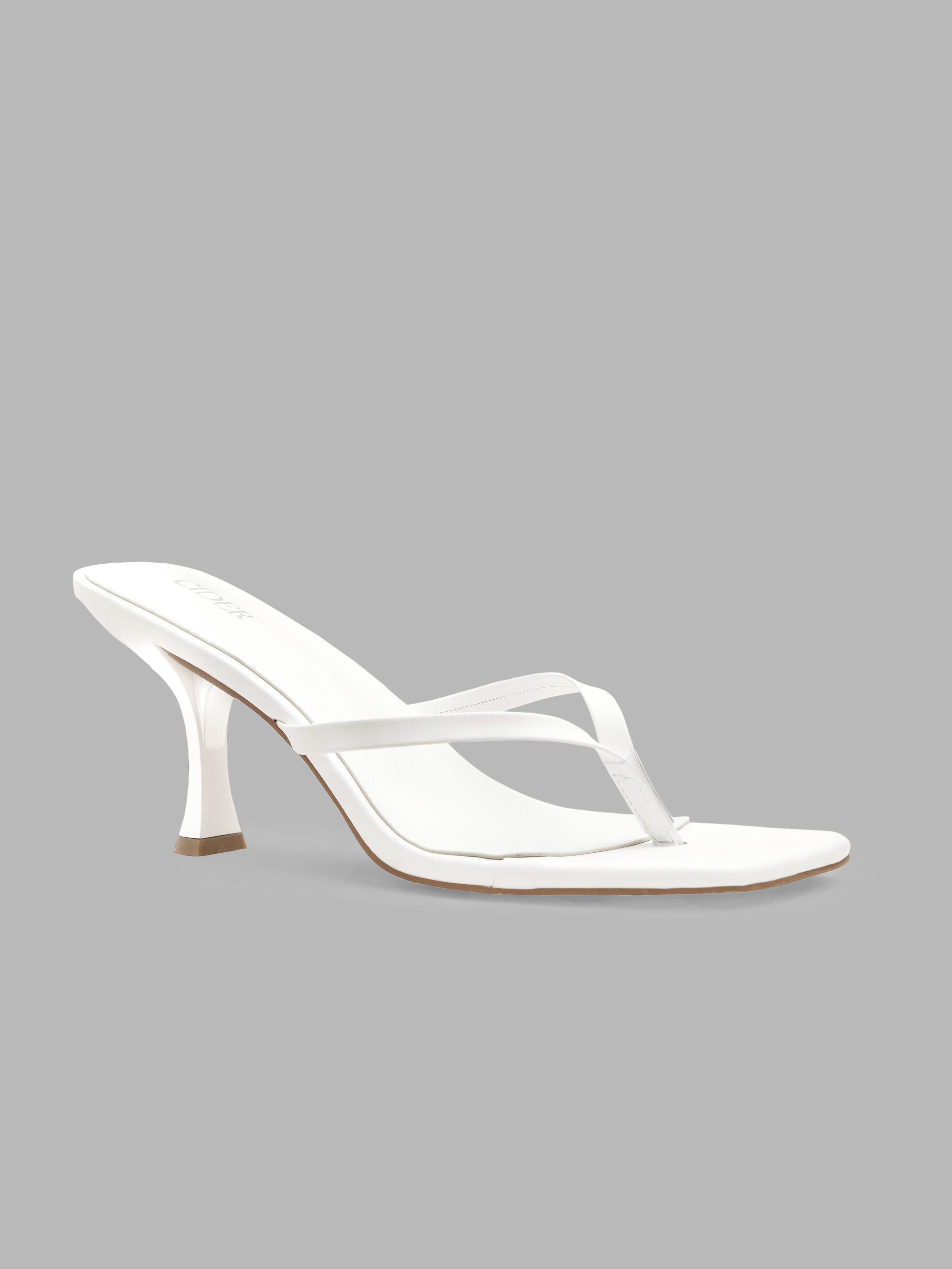 White flip 2024 flop heels