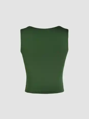 Spitzen-Crop-Tank-Top
