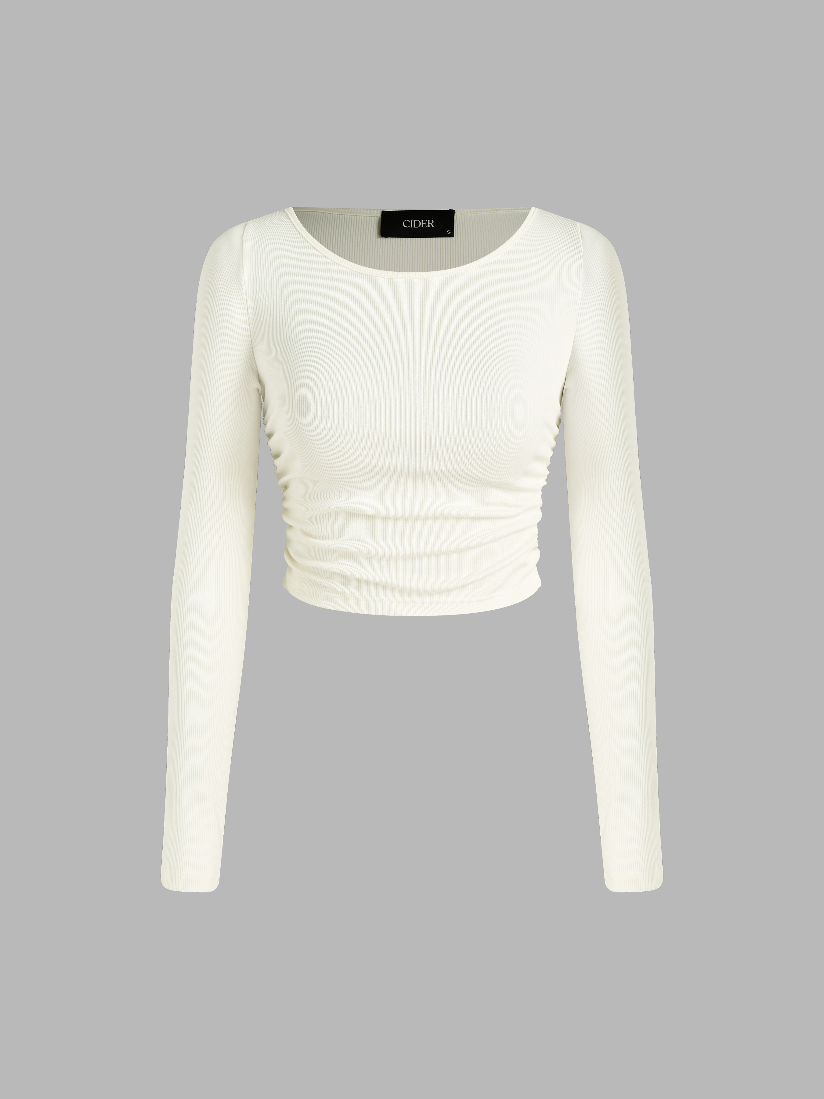 トップス Olde steader Y Neck Long Sleeve Women Y2K Long Sleeve Patchwork Lace Square Neck Crop Top