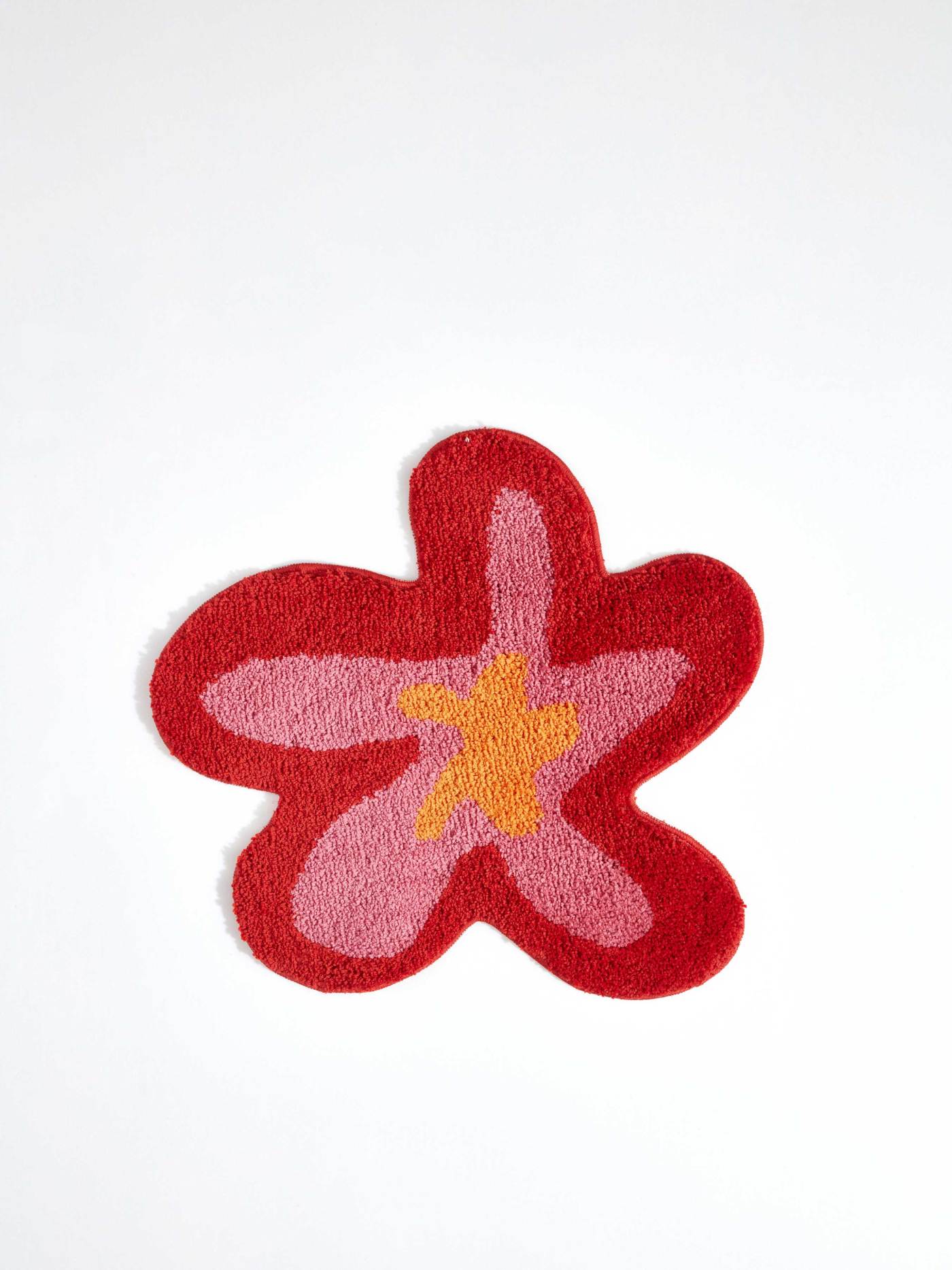 Flower Tufted Washable Rug