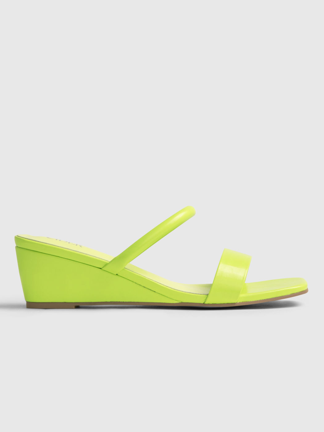 Einband-Sandalen mit dickem Absatz