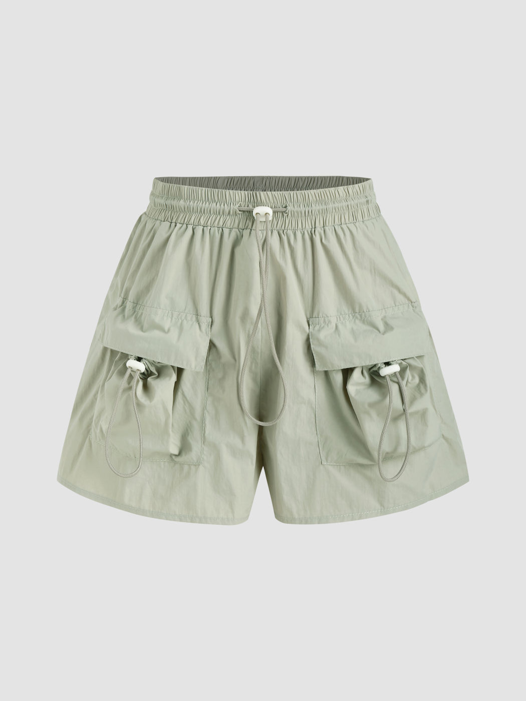 Cargo-Fallschirmshorts mit elastischem Bund