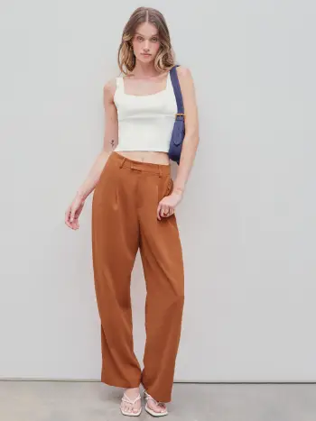 Pantaloni a gamba dritta