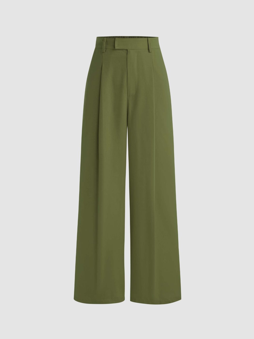 Woven Straight Leg Trousers