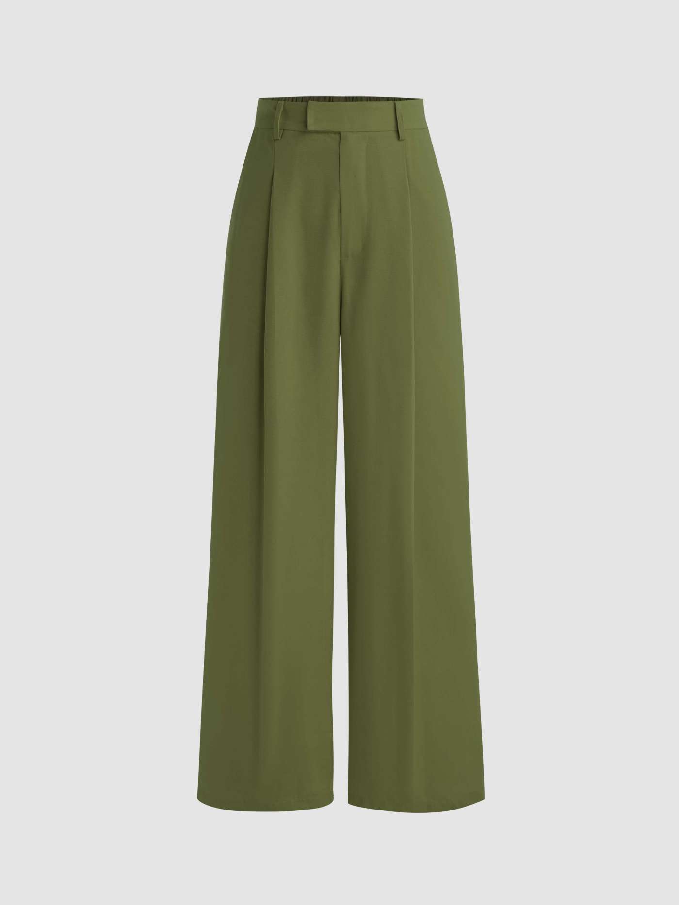 Woven Straight Leg Trousers