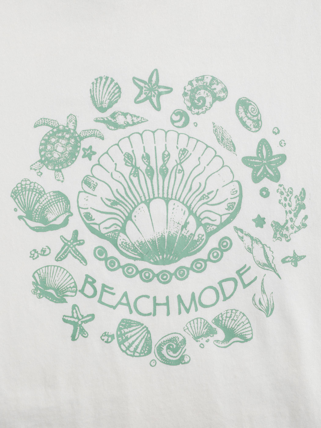 BEACH MODE Grafik-Kurzarm-T-Shirt