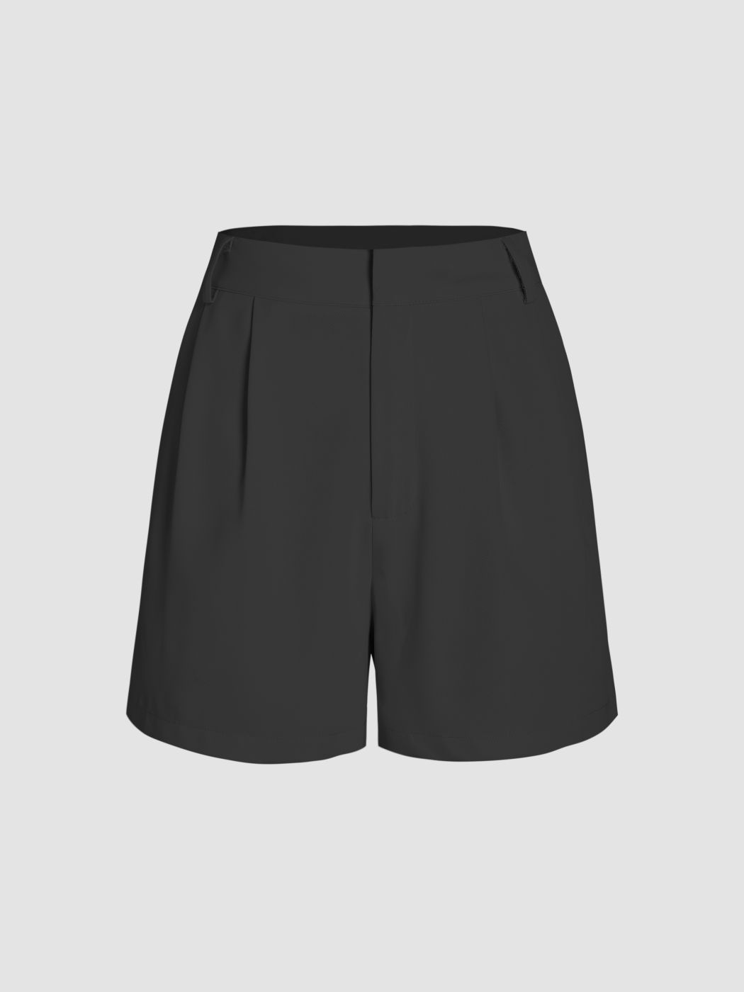 Mid Waist Wide Leg Shorts
