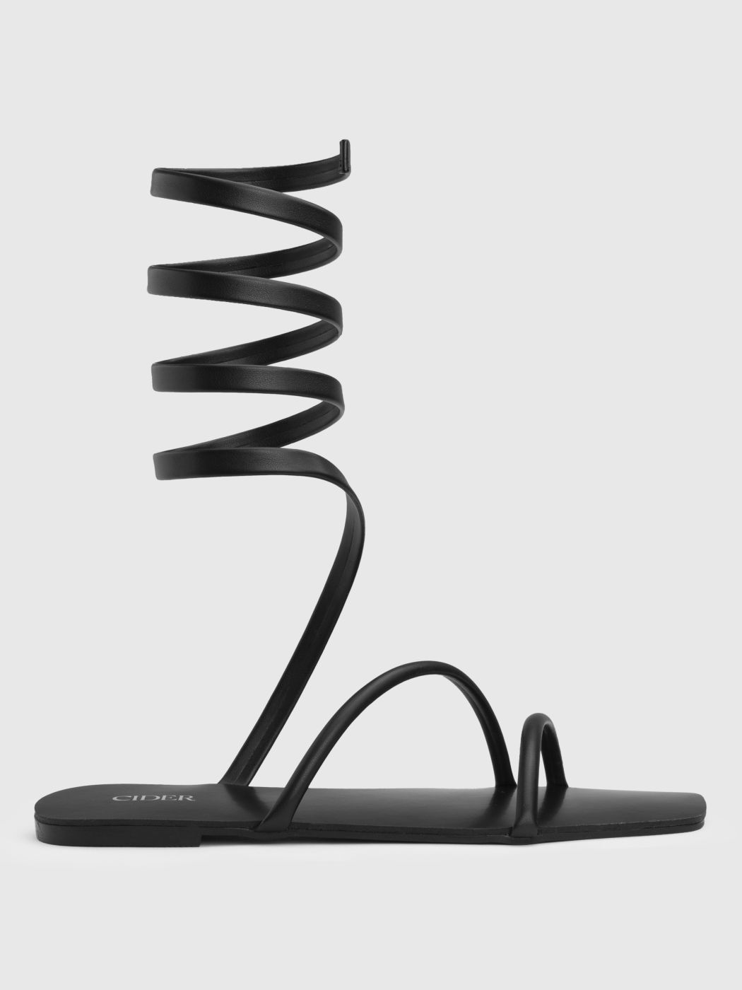 Tie Leg Design Flat Sandals