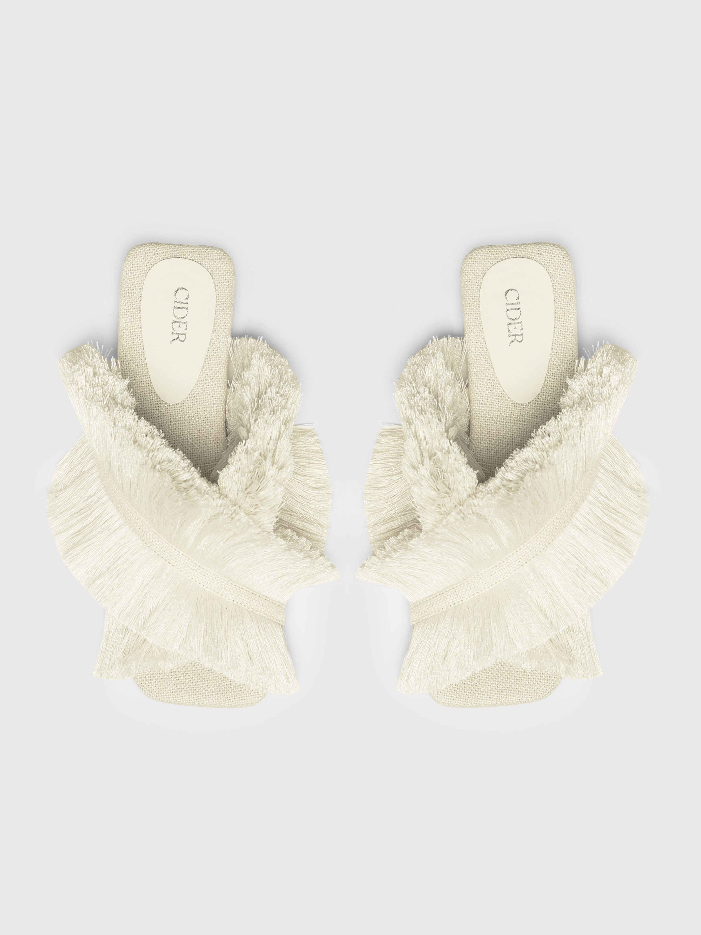 【FLCT】fluffy citrus Kumo sandals Light Khaki Citrus Punch Sandal 105 BEIGE Aquazzura@ Official