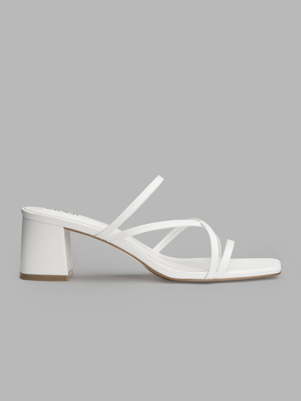 Faux Leather Multi Strap Sandals