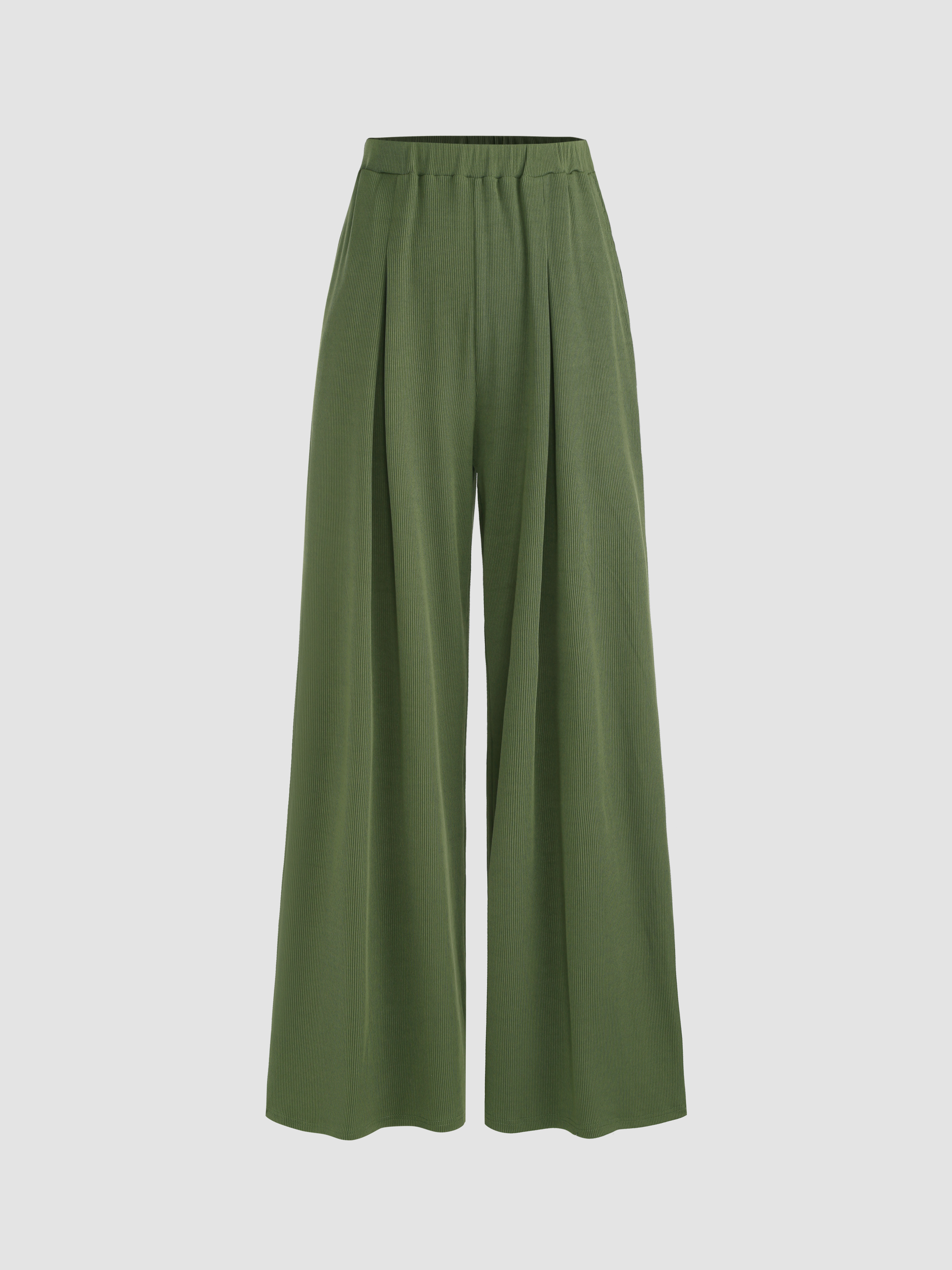 Ladies Womens Ruffle Frill Bell Bottom Trousers High Waisted Palazzo  Cigarette | eBay