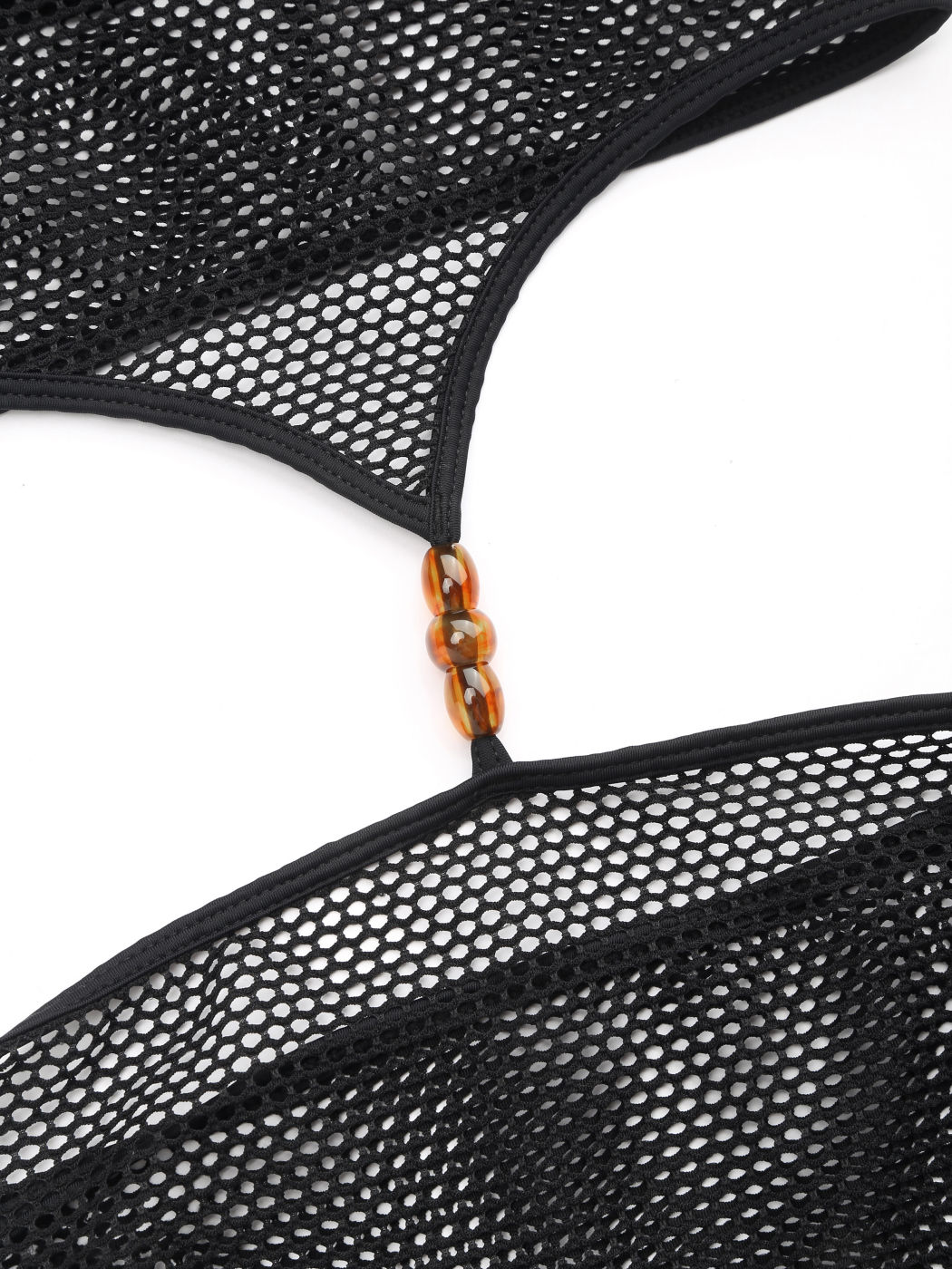 Uneckline Beaded Cover Up Dress For Vacation Swimming Pool Beach