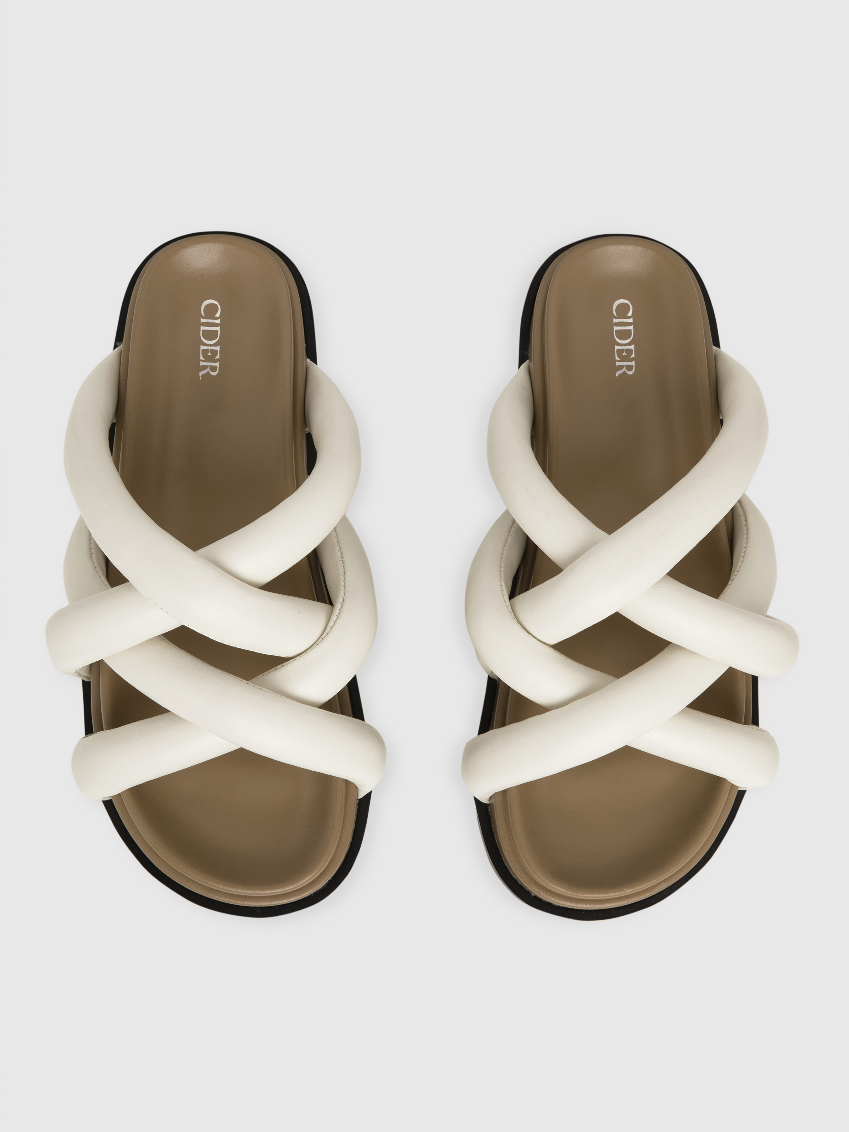 Cross Strap Slingback Sandals