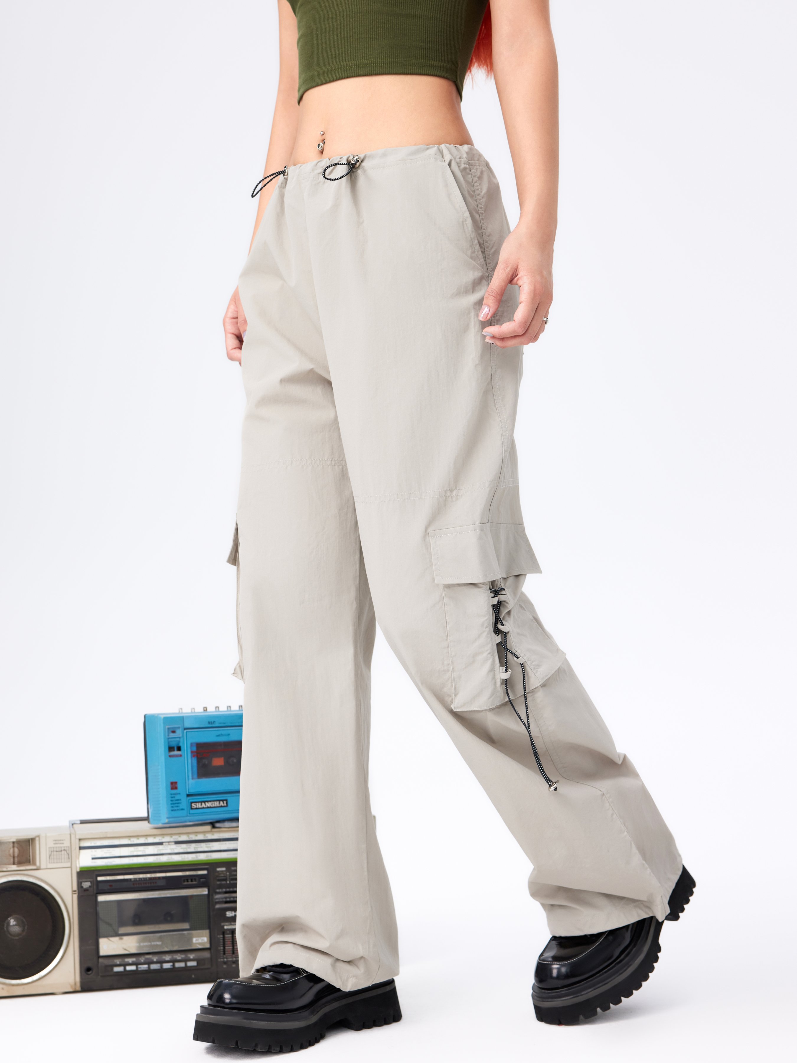 melt the lady low waist cargo pants（Devil Fashion - Harlan Cargo 