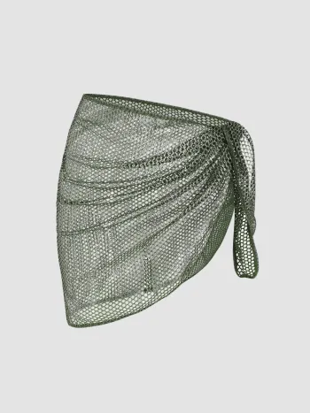  Pailletten Häkel Mesh Sarong