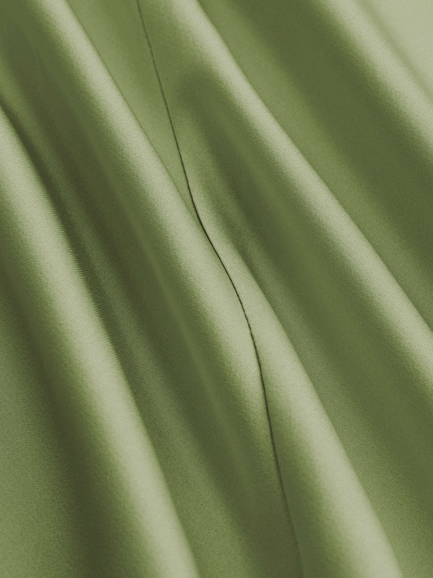 Ruffle Satin Maxi Skirt