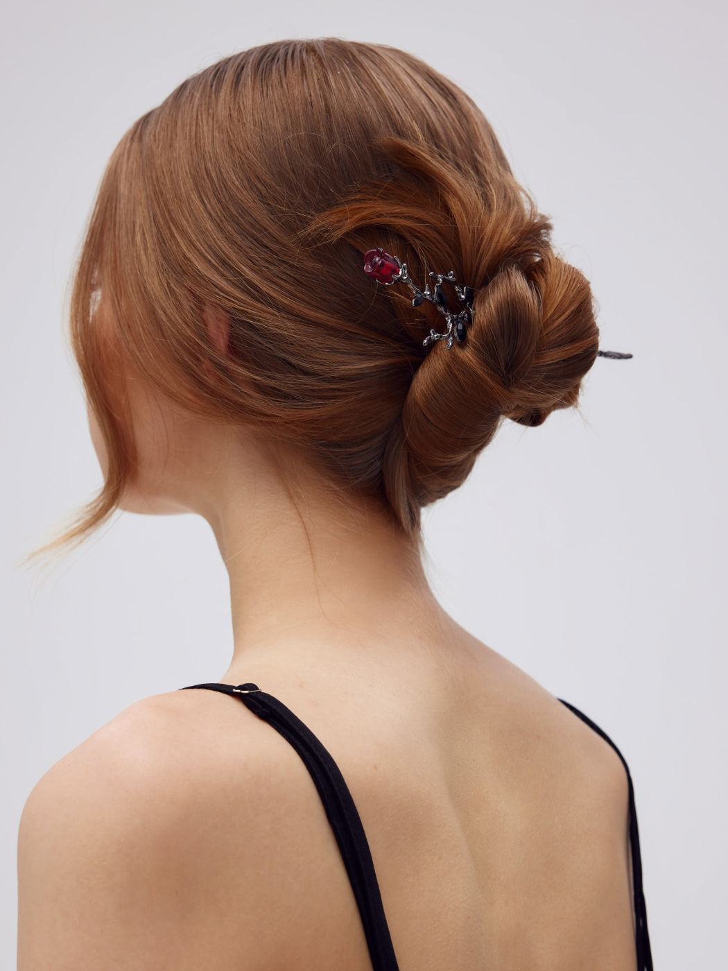 Rosenförmige Haarnadel