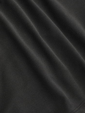 Ruched Detail Crop Fitted Tee
