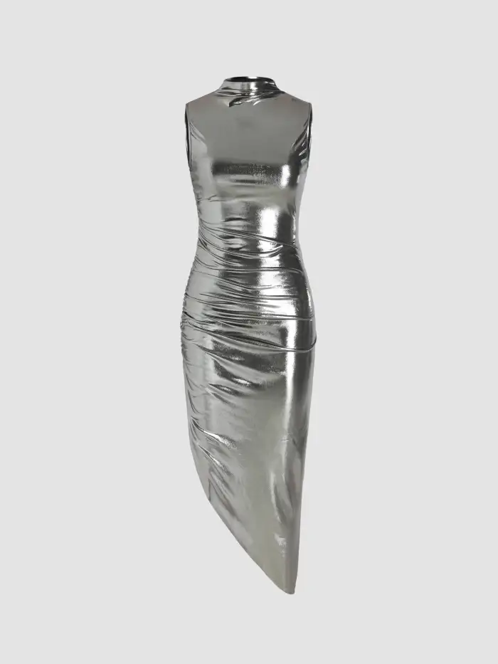 green emerald velvet dress Zapaka Women Off The Shoulder White Graduation Dress Tulle Asymmetrical Ruffled Bodycon Cocktail Dress, White / US22W main image 0
